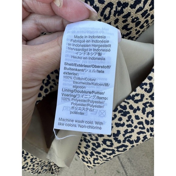 J Crew Leopard Print Sheath Dress Womens Career Work Party Day To Night Sz 4 - Picture 10 of 13